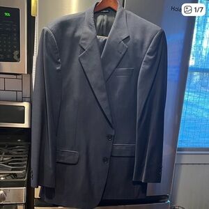 Jack Victor Elegant Charcoal Men's Suit Jacket